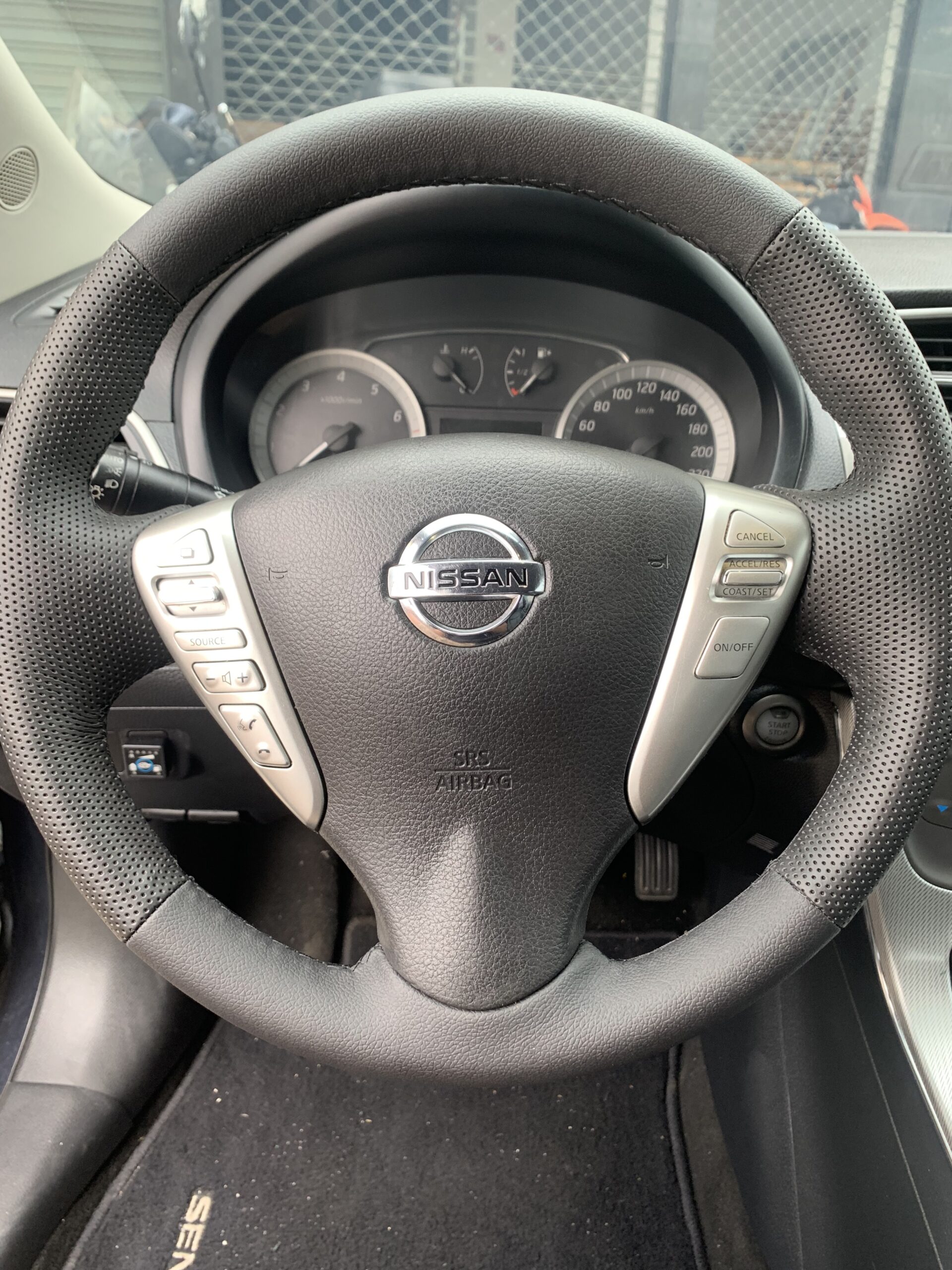 Revestimento em couro Volante