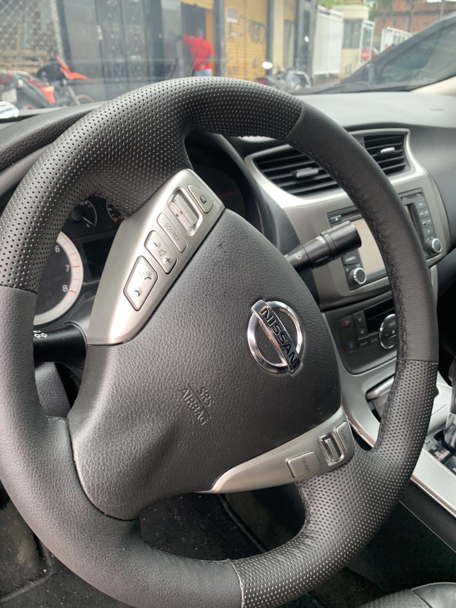 Revestimento em couro Volante